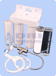 Twin Underbench Kit Doulton Submicron CERAMIKX and P/Spun 1m Cartridges